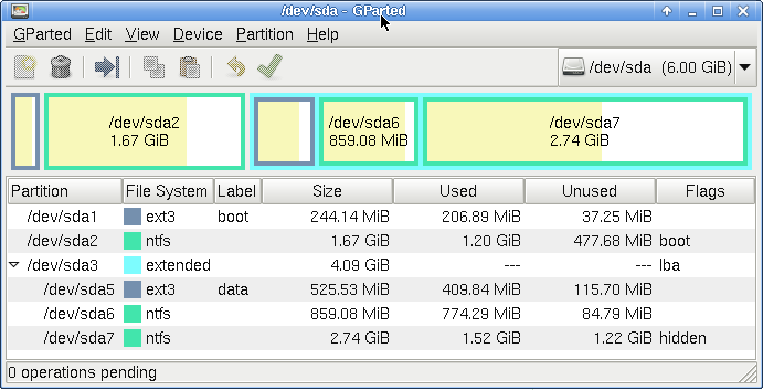 Partition Table